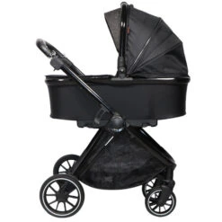 Ding Fenix Black/Black 3-in-1 Combi Kinderwagen Incl. Autostoel -Dirkje || Jollein || bébé-jou Verkoopwinkel ding fenix black kinderwagen15 1 1