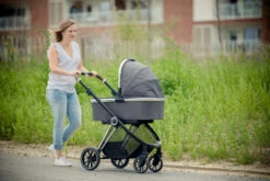 Ding Fenix Grey/Silver Kinderwagen DI-191703 -Dirkje || Jollein || bébé-jou Verkoopwinkel ding fenix grey kinderwagen