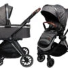 Ding Fenix Grey/Silver Kinderwagen DI-191703 -Dirkje || Jollein || bébé-jou Verkoopwinkel ding fenix greysilver kinderwagen100