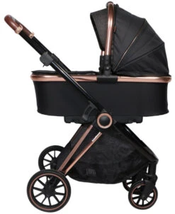 Ding Fenix Black/Rose 3-in-1 Combi Kinderwagen Incl. Autostoel 33 Ding Fenix Black/Rose 3-in-1 Combi Kinderwagen Incl. Autostoel -Dirkje || Jollein || bébé-jou Verkoopwinkel ding fenix rose kinderwagen12 1