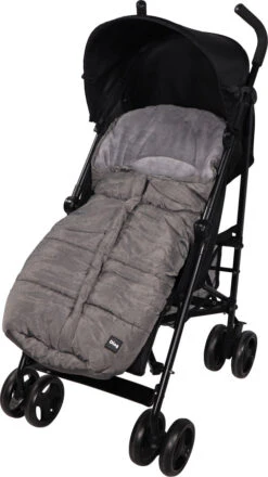 Ding Grey Deluxe Universele Buggy/Wandelwagen Voetenzak DI-252425 -Dirkje || Jollein || bébé-jou Verkoopwinkel ding grey deluxe universele kinderwagen voetenzak09