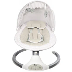 Ding Hugg Silver/White Swing Babyschommel DI-939586 -Dirkje || Jollein || bébé-jou Verkoopwinkel ding hugg silver.white swing babyschommel 3