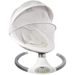 Ding Hugg Silver/White Swing Babyschommel DI-939586 -Dirkje || Jollein || bébé-jou Verkoopwinkel ding hugg silver.white swing babyschommel 6