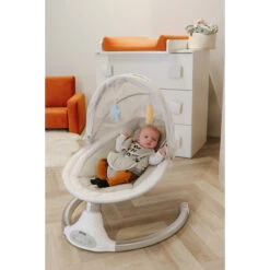 Ding Hugg Silver/White Swing Babyschommel DI-939586 -Dirkje || Jollein || bébé-jou Verkoopwinkel ding hugg silver.white swing babyschommel di 939586 1