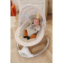 Ding Hugg Silver/White Swing Babyschommel DI-939586 -Dirkje || Jollein || bébé-jou Verkoopwinkel ding hugg silver.white swing babyschommel di 939586 2