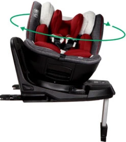 Ding Troy Red 360° I-Size Autostoel 0-36 Kg DI-101926 -Dirkje || Jollein || bébé-jou Verkoopwinkel ding troy red 40 130 cm i size car seat 04 arrow