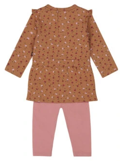Dirkje Amazing Caramel Brown Maat 62 Jurkje Met Legging S48345-31 W23 -Dirkje || Jollein || bébé-jou Verkoopwinkel dirkje amazing caramel brown jurkje met legging s48345 31 w23 2 1