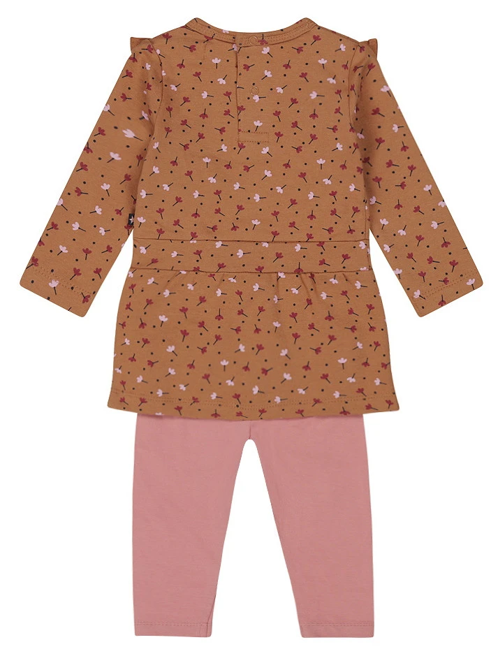 Dirkje Amazing Caramel Brown Maat 62 Jurkje Met Legging S48345-31 W23 - Afbeelding 2