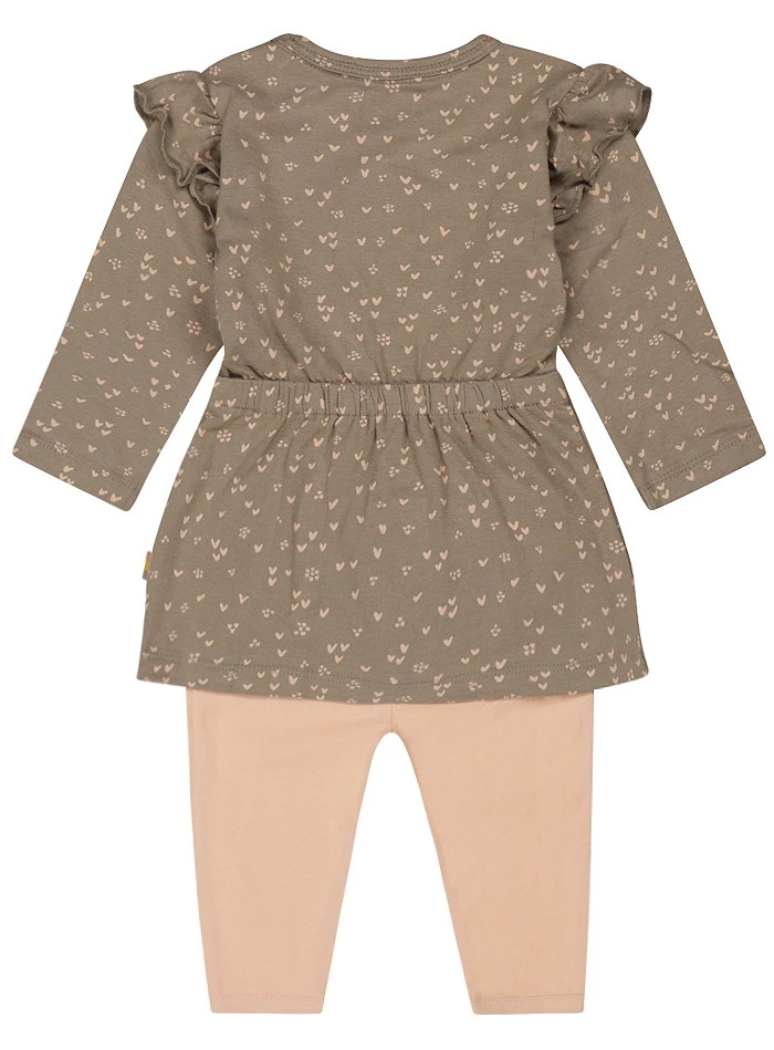 Dirkje Cute Dusty Green Maat 68 Jurkje Met Legging S48383-31 W23 - Afbeelding 2