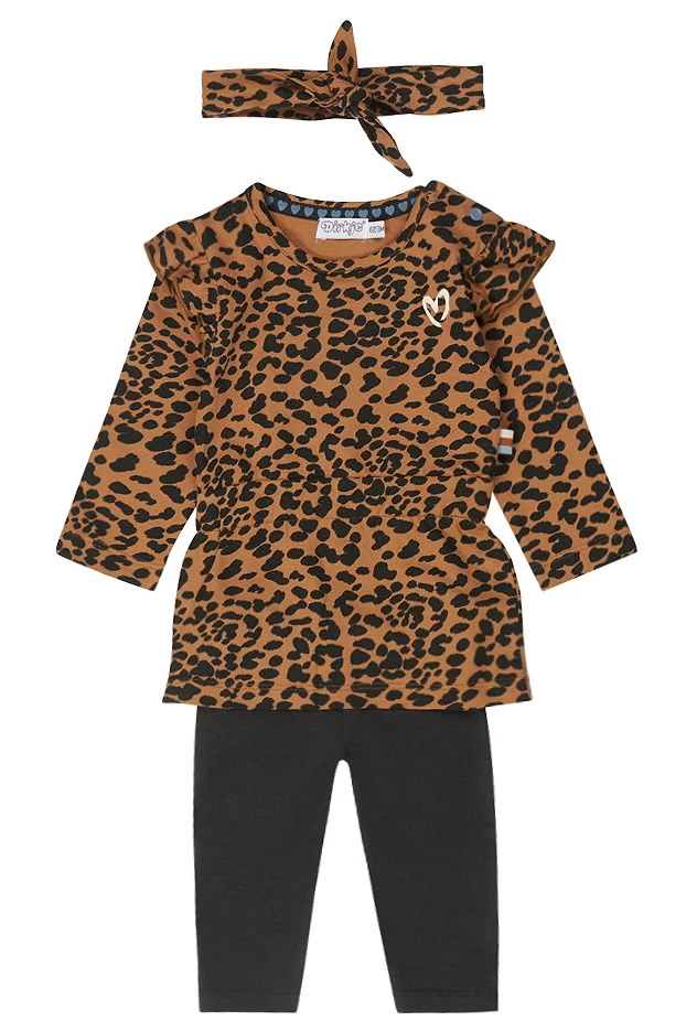 Dirkje Smile Camel Maat 68 2-delige Set Met Haarband S48427-31 W23