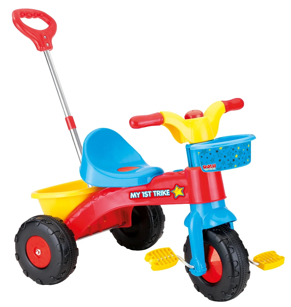 Dolu My First Driewieler Met Duwstang 7007 3 Dolu My First Driewieler Met Duwstang 7007