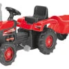Dolu Rood Traptractor Met Aanhangwagen 8153 -Dirkje || Jollein || bébé-jou Verkoopwinkel dolu rood tractor met aanhangwagen 8153 1 1