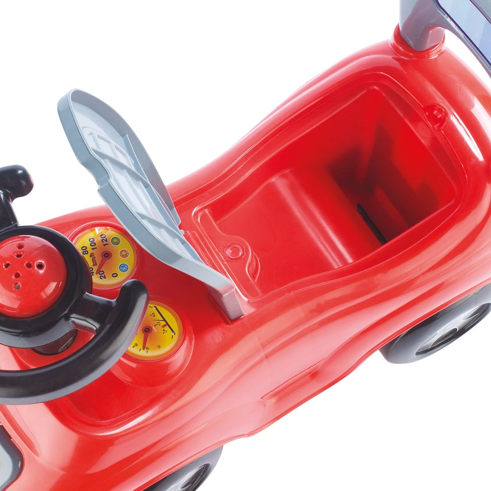 Dolu Sit 'n Ride Rood/Zwart Loopauto 8020 5 Dolu Sit 'n Ride Rood/Zwart Loopauto 8020 - Afbeelding 3