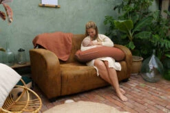 Doomoo Buddy Tetra Jersey Terracotta Voedingskussen B82 -Dirkje || Jollein || bébé-jou Verkoopwinkel doomoo buddy tetra jersey terracotta voedingskussen b82 2