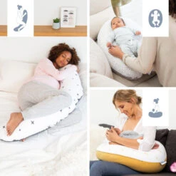 Doomoo Comfy Big Tetra Grey Voedingskussen 35 001 021 -Dirkje || Jollein || bébé-jou Verkoopwinkel doomoo buddy voedingskussen 5