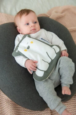 Doomoo Softy Chine Anthracite Voedingskussen S12 -Dirkje || Jollein || bébé-jou Verkoopwinkel doomoo lifestyle softy baby chine anthracite snoogy bear kep9926 rgb