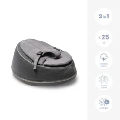 Doomoo Seat'n Swing Antraciet Zitzak 01 -Dirkje || Jollein || bébé-jou Verkoopwinkel doomoo seat antraciet zitzak 01 3
