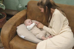 Doomoo Softy Tetra Jersey Sand Voedingskussen S83 -Dirkje || Jollein || bébé-jou Verkoopwinkel doomoo softy tetra jersey sand voedingskussen 3