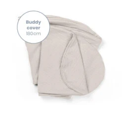 Doomoo Buddy Tetra Jersey Sand Voedingskussenhoes BC B83 -Dirkje || Jollein || bébé-jou Verkoopwinkel doomoo webshops bcb83 buddy cover tetra jersey sand