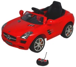 Eco Toys Mercedes SLS Rood Elektrische Kinderauto CLB-681r -Dirkje || Jollein || bébé-jou Verkoopwinkel eco toys mercedes elektrische auto rood