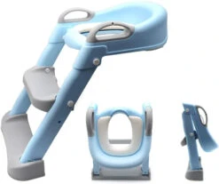 Eco Toys Blauw Toilettrainer Met Trapje CHW4006B -Dirkje || Jollein || bébé-jou Verkoopwinkel eco toys blauw toilettrainer met trapje chw4006b 04