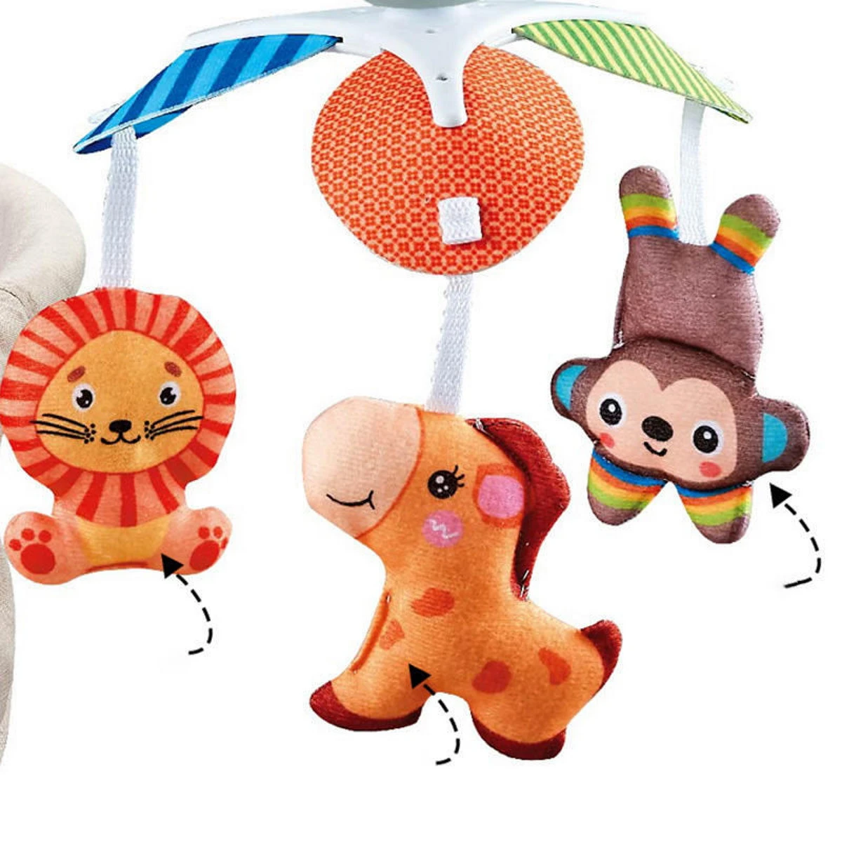 Eco Toys Animals Muziekmobiel HC597799 4 Eco Toys Animals Muziekmobiel HC597799 - Afbeelding 2