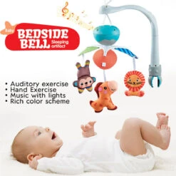 Eco Toys Animals Muziekmobiel HC597799 14 Eco Toys Animals Muziekmobiel HC597799 -Dirkje || Jollein || bébé-jou Verkoopwinkel eco toys blue babymobiel 3 1