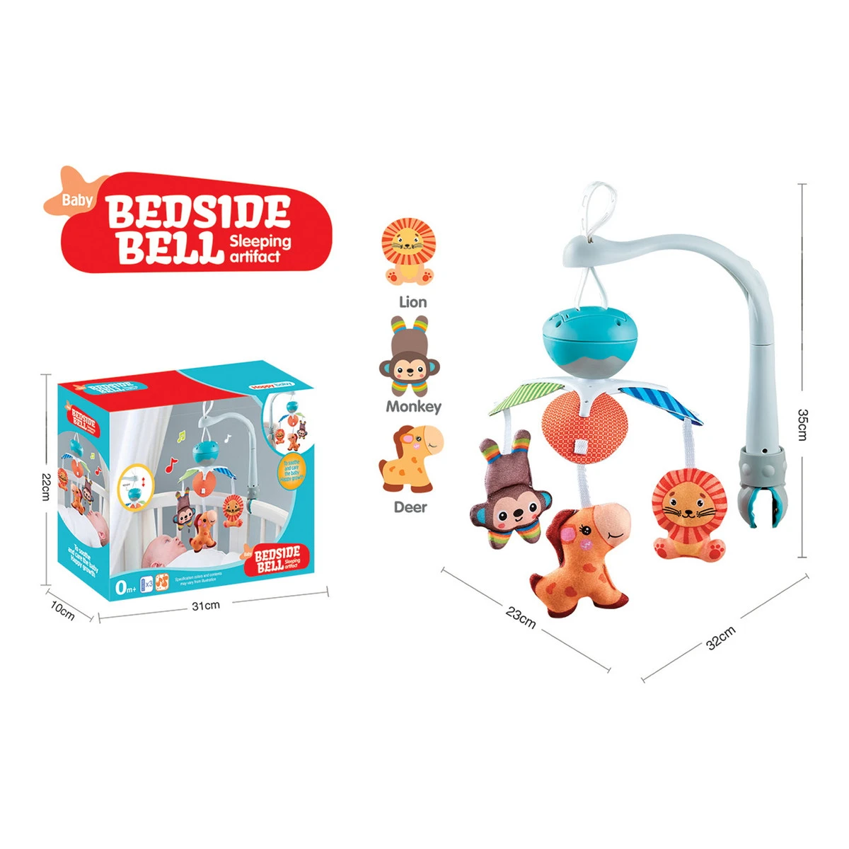 Eco Toys Animals Muziekmobiel HC597799 9 Eco Toys Animals Muziekmobiel HC597799 - Afbeelding 7