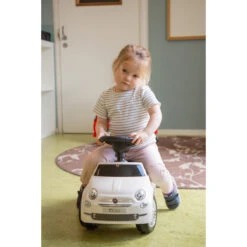 Eco Toys Fiat 500 Wit Loopauto HZ8620 -Dirkje || Jollein || bébé-jou Verkoopwinkel eco toys fiat 500 wit loopauto hz8620 03
