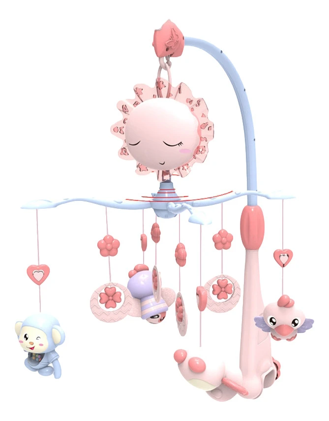 Eco Toys Flower Valley Roze Muziekmobiel HC409690 3 Eco Toys Flower Valley Roze Muziekmobiel HC409690