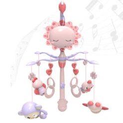 Eco Toys Flower Valley Roze Muziekmobiel HC409690 7 Eco Toys Flower Valley Roze Muziekmobiel HC409690 -Dirkje || Jollein || bébé-jou Verkoopwinkel eco toys flower valley roze muziekmobiel hc409690 3