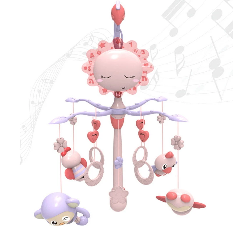Eco Toys Flower Valley Roze Muziekmobiel HC409690 4 Eco Toys Flower Valley Roze Muziekmobiel HC409690 - Afbeelding 2