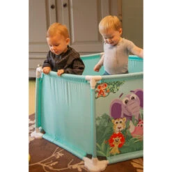 Eco Toys Jungle Turquoise Box En Ballenbak CH51012D -Dirkje || Jollein || bébé-jou Verkoopwinkel eco toys jungle turquoise box en ballenbak ch51012d 01