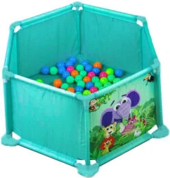 Eco Toys Jungle Turquoise Box En Ballenbak CH51012D -Dirkje || Jollein || bébé-jou Verkoopwinkel eco toys jungle turquoise box en ballenbak ch51012d 02