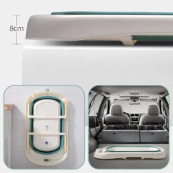 Eco Toys Blauw Opvouwbaar Badje CHW1004AB 8 Eco Toys Blauw Opvouwbaar Badje CHW1004AB -Dirkje || Jollein || bébé-jou Verkoopwinkel eco toys mint opvouwbaar badje chw1004am 3