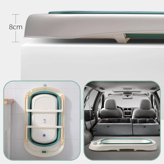 Eco Toys Blauw Opvouwbaar Badje CHW1004AB 5 Eco Toys Blauw Opvouwbaar Badje CHW1004AB - Afbeelding 3