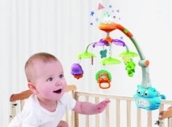 Eco Toys Owl Blue Muziekmobiel HC526730 -Dirkje || Jollein || bébé-jou Verkoopwinkel eco toys owl blue muziekmobiel incl. afstandsbediening hc526730 1 1920x1920