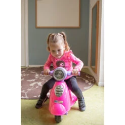 Eco Toys Retro Pink Loopscooter 605 -Dirkje || Jollein || bébé-jou Verkoopwinkel eco toys retro pink loopscooter 605 05