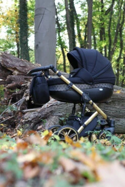 Baby Merc Faster 3 Black/Gold Limited Edition Kinderwagen Incl. Autostoel L143 -Dirkje || Jollein || bébé-jou Verkoopwinkel faster gold 2