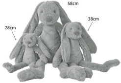 Happy Horse Rabbit Richie Grijs 58 Cm No. 3 Knuffel 132637 6 Happy Horse Rabbit Richie Grijs 58 Cm No. 3 Knuffel 132637 -Dirkje || Jollein || bébé-jou Verkoopwinkel happy horse rabbit richie grijs 2