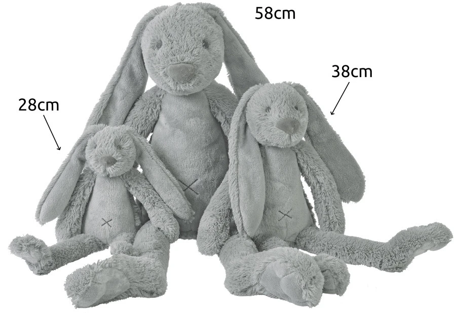 Happy Horse Rabbit Richie Grijs 58 Cm No. 3 Knuffel 132637 4 Happy Horse Rabbit Richie Grijs 58 Cm No. 3 Knuffel 132637 - Afbeelding 2