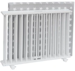 Amal II Hugo Wit 75 X 100 Cm Inklapbare Box 167-196-30 -Dirkje || Jollein || bébé-jou Verkoopwinkel hugo wit box1