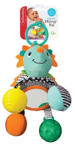 Infantino Mirror Egel Buggyspeeltje BK-216323 -Dirkje || Jollein || bébé-jou Verkoopwinkel infantino mirror egel speeltje bk 216323 1
