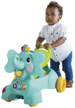 Infantino Sensory Ollie 3-in-1 Olifant Loopwagen BK-217023 -Dirkje || Jollein || bébé-jou Verkoopwinkel infantino ollie olifant 3 in 1 loopwagen 8
