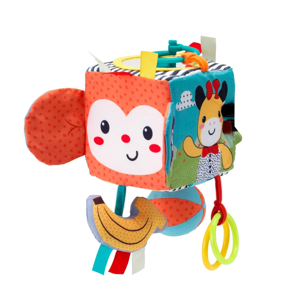 Infantino Peek & Seek Sensory Activiteiten Kubus BK-306588 3 Infantino Peek & Seek Sensory Activiteiten Kubus BK-306588