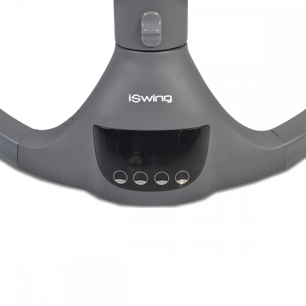 Cangaroo ISwing Light Grey Babyschommel 8116 11 Cangaroo ISwing Light Grey Babyschommel 8116 - Afbeelding 9