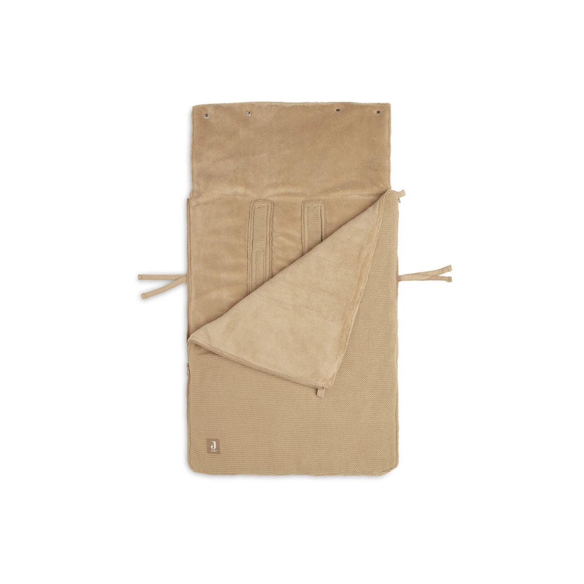 Jollein Basic Knit Biscuit 3/5 Punts 0-9 Maanden Autostoel Voetenzak 025-811-66072 - Afbeelding 3