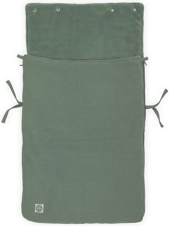 Jollein Basic Knit Forest Green 3/5 Punts 0-9 Maanden Autostoel Voetenzak 025-811-65371 - Afbeelding 4