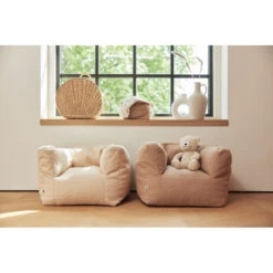 Jollein Boucle Biscuit Kinderfauteuil Beanbag 028-543-66067 -Dirkje || Jollein || bébé-jou Verkoopwinkel jollein boucle naturel kinderfauteuil beanbag 028 543 66060 .5 1