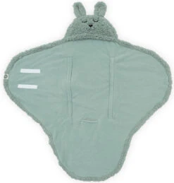 Jollein Bunny Ash Green Wikkeldeken 032-566-66018 -Dirkje || Jollein || bébé-jou Verkoopwinkel jollein bunny ash green wikkeldeken 032 566 66018 2